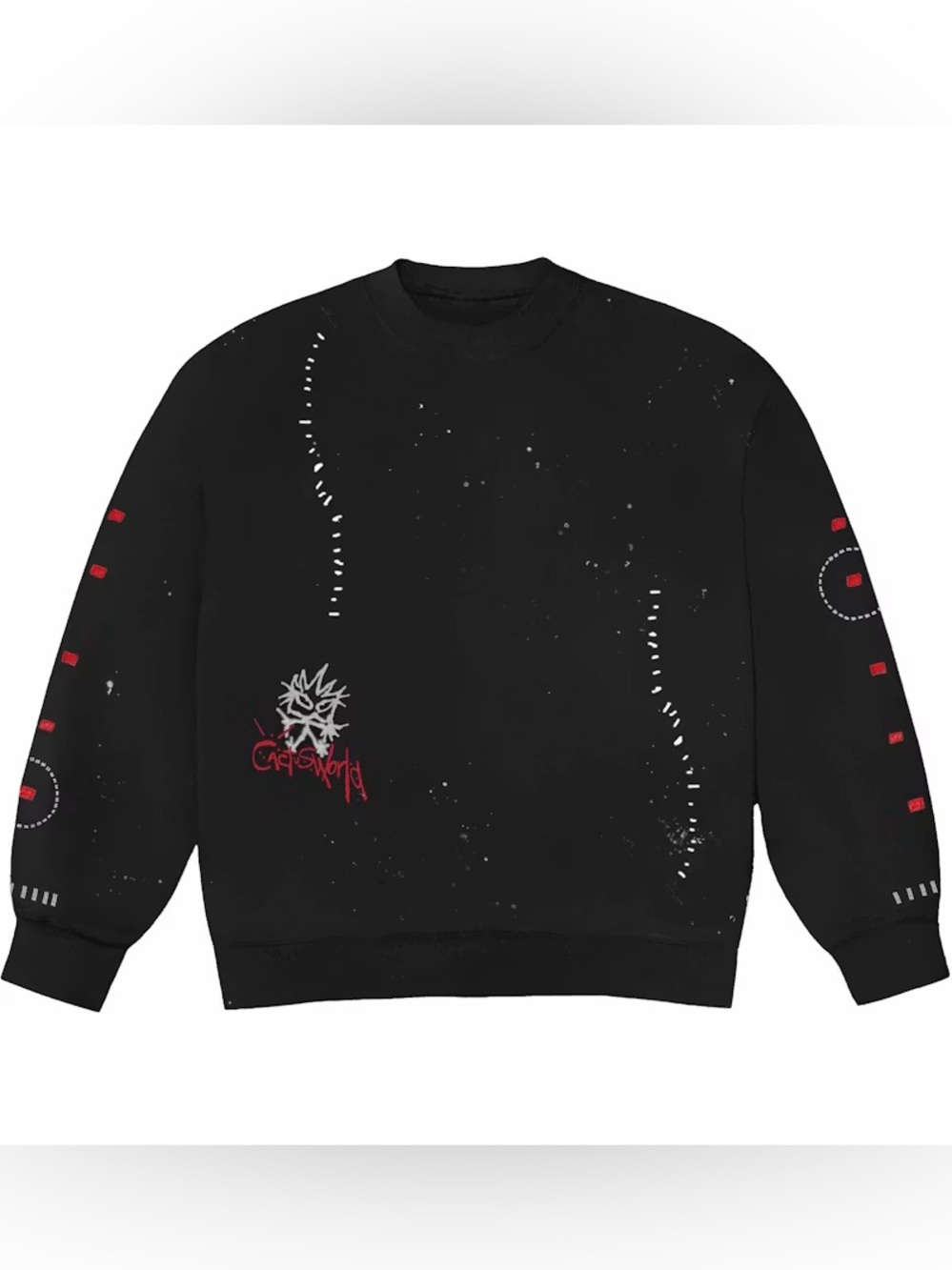 Travis Scott Cactus Jack Sweatshirt Mens XL Black Phantom Collection Stitched